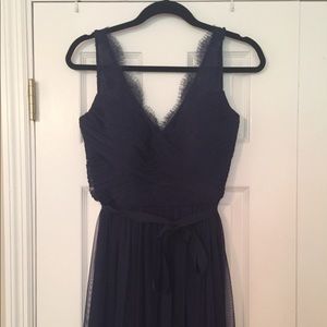 BHLDN Fleur Bridesmaid Dress in Navy